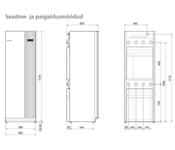 NIBE Maasoojuspump F1345 paigaldus