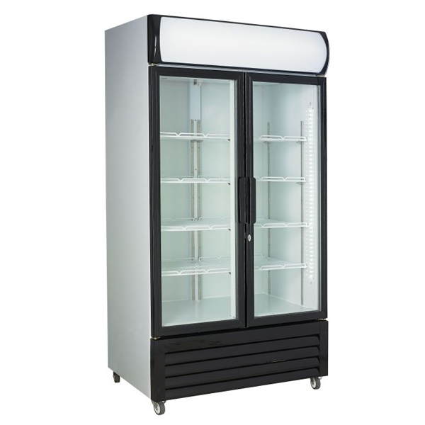 Külmkapp kahe klaasuksega 1120x610x1973mm